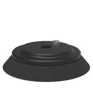 3150022P派亚博吸盘Suction cup F150 Nitrile-PVC,G1/2寸 female Al,with mesh filter适用于硬纸板、钣金、玻璃和多孔材料等平坦工件-派亚博吸盘派亚博真空发生器