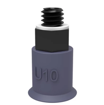 9906863派亚博吸盘Suction cup U10 HNBR, M5 male适用于搬运带平整或浅凹表面的工件-派亚博吸盘派亚博真空发生器piab吸盘