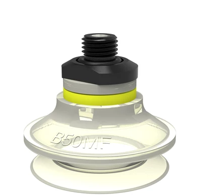 0101690���ǲ�����Suction cup B50MF Thermoelastic polyurethane, G1/4��male, with dual flow control valve and mesh filter-piab�������ǲ���շ�������հ���ϵͳ���ץȡϵͳ