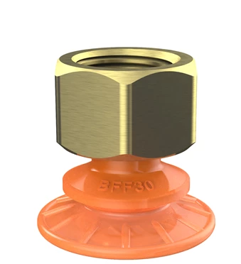 0206908派亚博吸盘Suction cup BFF30P Polyurethane 55/60,G3/8寸femaleBFF-P吸盘专为油质、非平整/略带弧形表面或要求缓冲杆的应用而设计,如卸垛应用。平坦的内撑板确保在任何方向都可稳定移动-piab吸盘派亚博真空发生器真空搬运系统真空抓取系统