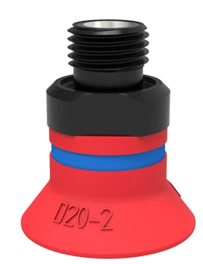 0101227派亚博吸盘Suction cup D20-2 Silicone, G1/8寸male, with mesh filter-派亚博吸盘派亚博真空发生器piab吸盘