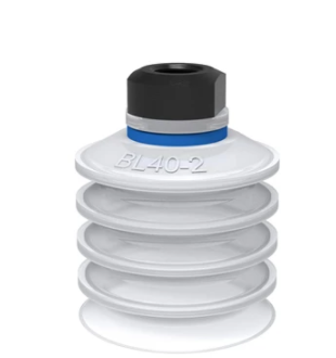 9909643派亚博 Suction cup BL40-2 Silicone FCM, 1/8寸NPSF female, with mesh filter-派亚博吸盘派亚博多层波纹吸盘