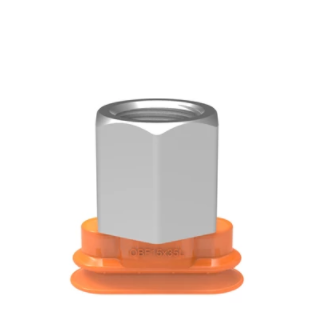 0209501派亚博吸盘Suction cup OBF15x35P L Polyurethane 60, G3/8寸 fem 17mm-派亚博吸盘派亚博多层波纹吸盘
