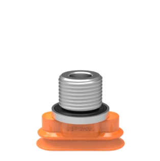 0207597派亚博吸盘Suction cup OBF15x35P L Polyurethane 60, G3/8寸 male-派亚博吸盘派亚博多层波纹吸盘