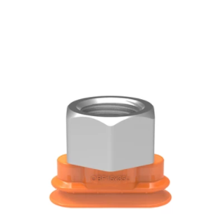 0207593派亚博吸盘Suction cup OBF15x35P L Polyurethane 60, G3/8寸 female-派亚博吸盘派亚博多层波纹吸