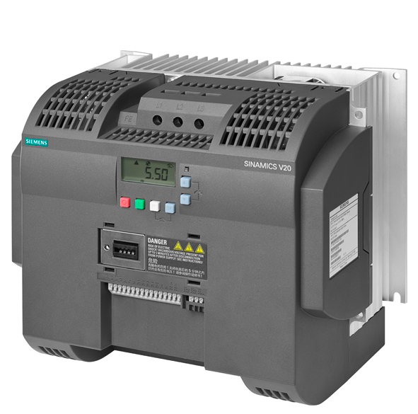 6SL3210-5BE31-5CV0�����ӱ�Ƶ��SINAMICS V20 380-480V 3AC -15/+10 % 47-63Hz��ƹ���15kW��60��150%���ؼ����˲���C3I/O��4DI��2DO��2AI��1��ģ������ֳ����ߣ�USS/MODBUS RTU��װ�л���������屣����IP20/UL���ųߴ磺D240x207x173����x��x�-������PLC�����ӱ�Ƶ�������ӵ��