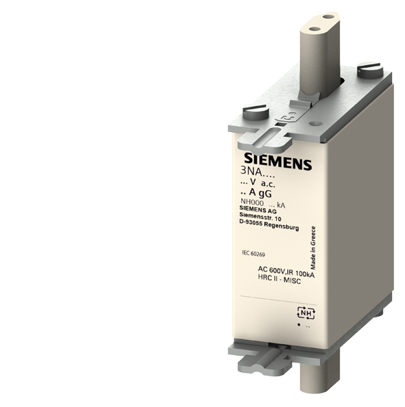 3NA3810-6�����ӱ�Ƶ��NH�۶�Ƭ��NH000�����룺25A��gG��UnAC��690V��UnDC��250V��ǰ�˱�ʾ�������������ն�-������PLC�����ӵ��