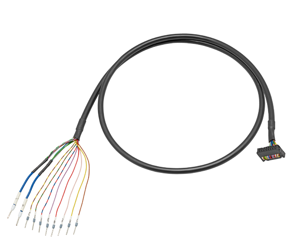 6ES7923-0BB00-0FB0������PLC���ӵ��ߣ�δ����һ��IDC�����������ն�ģ��8��I/O�Ϳ��Ŷ˲����ն��׹��������ӿ���ϵͳ�ѱ�ע,L=1.0m��0.14mm2-�����ӱ�Ƶ�������ӵ��