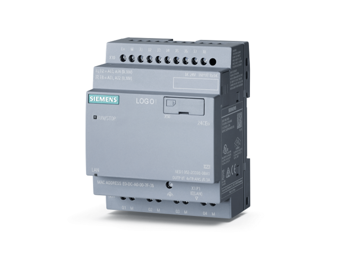 6AG1052-2HB08-7BA1������PLC24RCEO(AC)����6ED1052-2HB08-0BA1������ʴͿ�㣬-40-+70��C��-25��C�����¿������߼�ģ�飬SV/����/�����24VDC/24VAC/�̵�����8��������/4���������������ʾ�����洢��400�飬��ģ�黯��չ����̫����������������������ݼ�¼���û��Զ�����վ����׼microSD��������LOGO!SOFTComfortV8.3���ϰ汾�����и����ڵ���Ŀ������������LOGO!8.3�����豸-�����ӱ�Ƶ�������ӵ��
