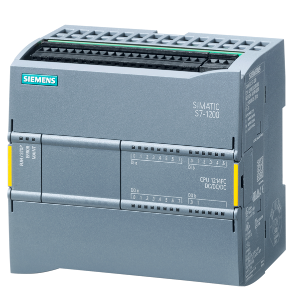 6ES7214-1AF40-0XB0������PLC SIMATIC S7-1200��CPU1214FC��������CPU��DC/DC/DC������I/O��14��24VDC�������룻10��24VDC���������2AI0-10VDC����Դ��ֱ��20.4-28.8VDC������洢��/���ݴ洢��125KB-�����ӱ�Ƶ�������ӵ��
