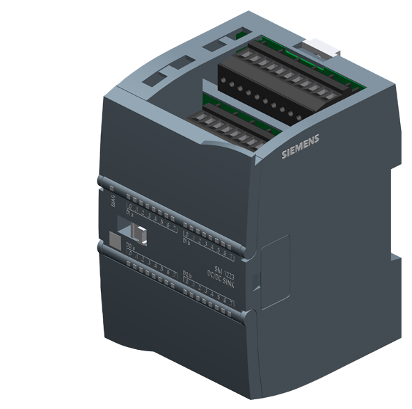 6ES7223-1BL32-1XB0������PLC SIMATIC S7-1200��������I/OSM1223��16DI/16DO��16��24VDC�������룻M/P��ȡ��16����������ˣ�M����(sinkingoutput)��NPN�����0.5A-�����ӱ�Ƶ�������ӵ��