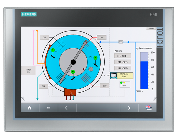 6AG1124-0MC01-4AX0������PLC SIPLUS HMI TP1200���ǰ����6AV2124-0MC01-0AX0������ʴͿ�㣬0-+50��C-�����ӱ�Ƶ�������ӵ��