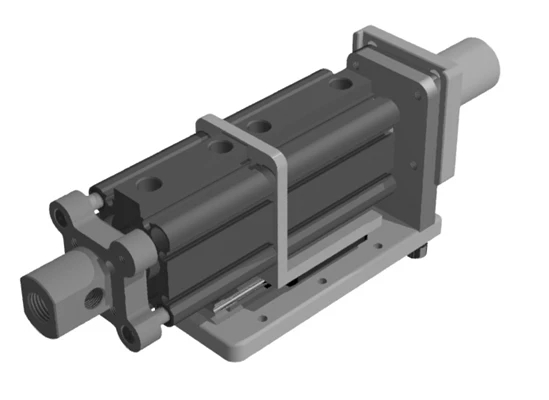 0213371派亚博吸盘BVA32可移动真空装置BVAE32-DHG3020-25可移动真空装置,带双行程导向装置